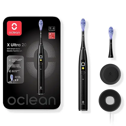Електрична зубна щітка Oclean X Ultra 20 Electric Toothbrush Black - фото 1