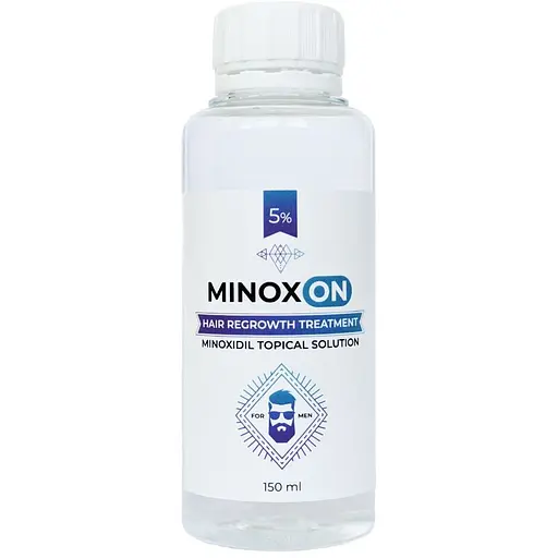 Лосьйон Minoxon Minoxidil 5% для росту волосся чоловічий 150 мл