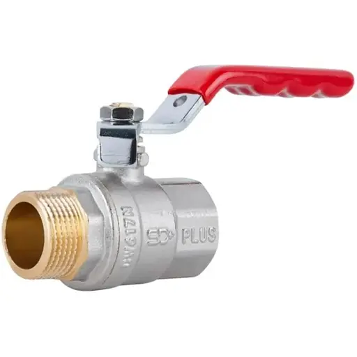 Кран шаровой Thermo Alliance Standart 3/4" ВН прямой, PN40, рычаг SD605NW20PN40 - фото 1