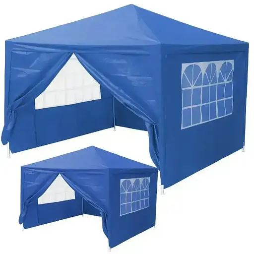 Садовий павільйон SpringFun 3×4 м синій колір простір комфорту і тіні - фото 1