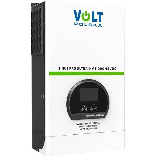 Солнечный инвертор Volt Polska SINUS PRO ULTRA-HV 11000 48/230 В (5.2/11 кВт) + 100A MPPT (450В) автономный - фото 1