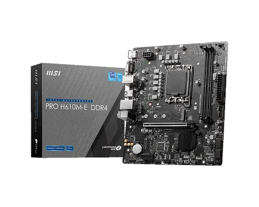 Материнська плата MSI H610M-E Pro DDR4 LGA 1700 (PRO H610M-E DDR4)