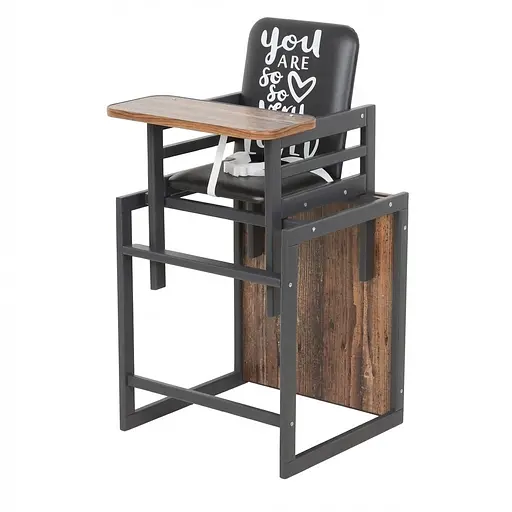 Стульчик для кормления Bambi Graphite 2 в 1 мангровое дерево