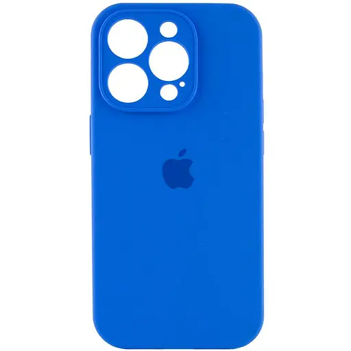 Чохол Epik Silicone Case Full Camera Protective AA для Apple iPhone 16 Pro Max 6.9 Синій/Capri Blue - фото 1