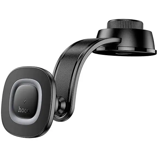 Держатель Hoco Crown magnetic wireless charging Car holder center console HW31 4.5-7" 15W - фото 1