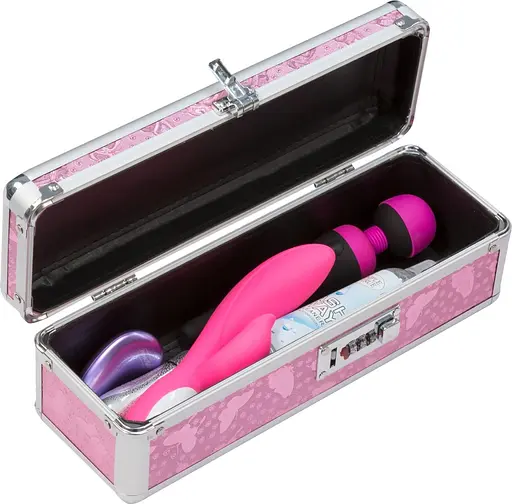 Кейс для хранения секс-игрушек BMS Factory The Toy Chest Lokable Vibrator Case с кодовым замком - фото 5