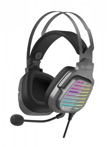 Навушники Bloody G560 Gun Grey ігрові мікрофон Hi Fi 7.1 віртуальний звук USB
