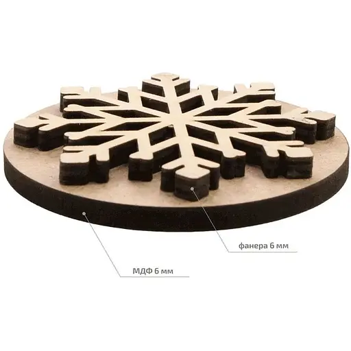 Штамп для вибійки Rosa Talent №1 Зима 8.5x8.5см - фото 2