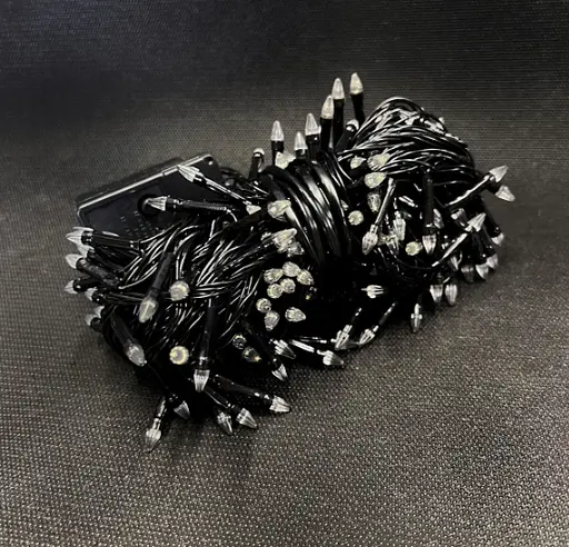 Новорічна LED гірлянда Конус 12 метрів 200 яскравих білих лампочок - фото 2