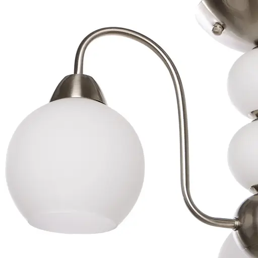 Люстра стельова Brille з підсвічуванням LED E27 60W PN (LK-265C/3) - фото 5