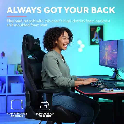 Ігрове крісло Trust GXT714 RUYA ECO Black (24908_TRUST) - фото 7