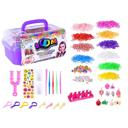 Набор бисера для изготовления креативных аксессуаров Bambi 16204(Violet) - фото 1