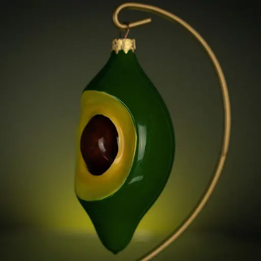 Ялинкова прикраса Різдвяні історії Авокадо скло (4820001046304) - фото 3