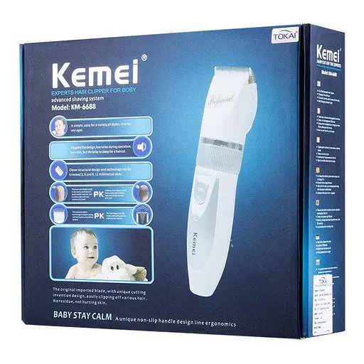 Машинка для стрижки волос Kemei Km-6688 универсальная - фото 5