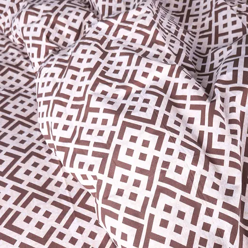 Пододеяльник MirSon бязь Abstract Brown 220х240 см (2200013165132) - фото 9