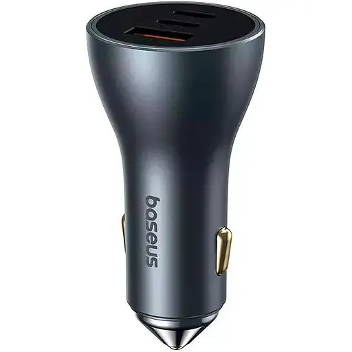 Автомобильное зарядное устройство Baseus Golden Contactor Pro 65W Gray (C00035202841-00) [136668] - фото 2