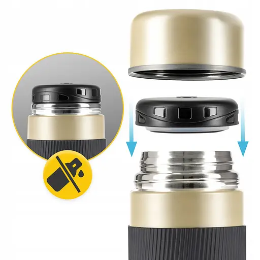 Термос для еды Mountain Goat 1 л Gold (P-5907739315816) - фото 7