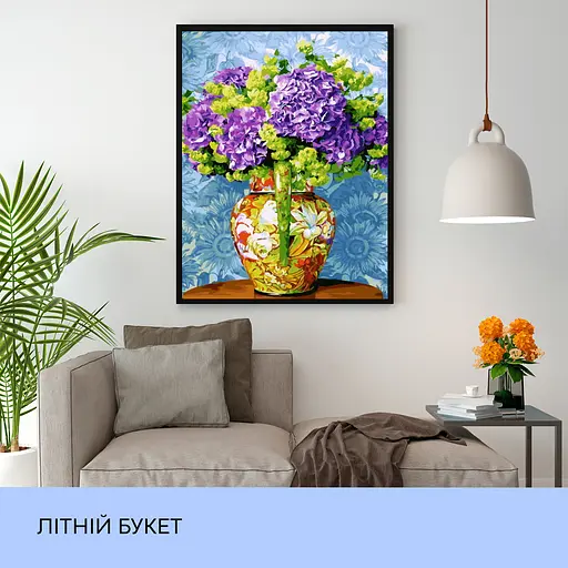 Набор для росписи "Летний букет" 40*50 см - фото 3