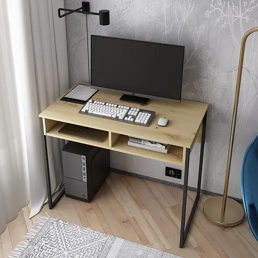 Стол письменный Doros Барт Дуб Эвок с полкой 100х55х78.1 (41510114) - фото 3