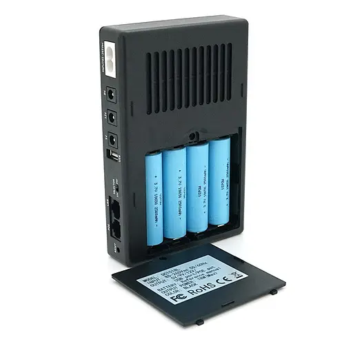 UPS безперебійне живлення для роутера/терміналу PON/POE Voltronic PON430 5/9/12V, 18W, 10000 mAh - фото 2