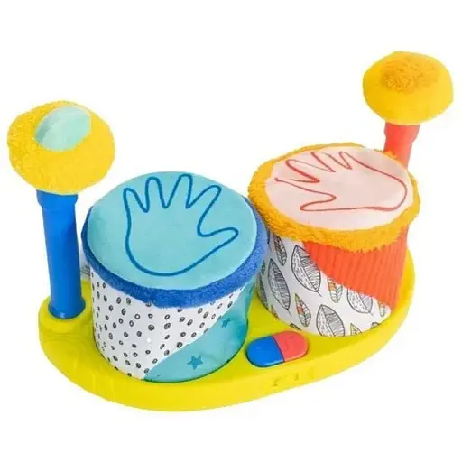 Музыкальная игрушка Lamaze L27472 Моя первая барабанная установка - фото 1