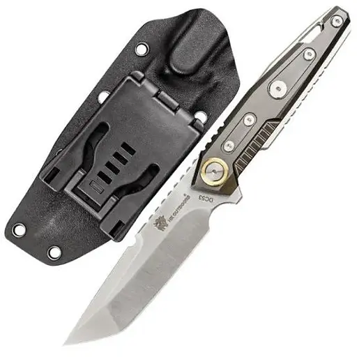 Нож туристический HX Outdoors Heavy Armor Tactical Straight Knife Black (D-220A)