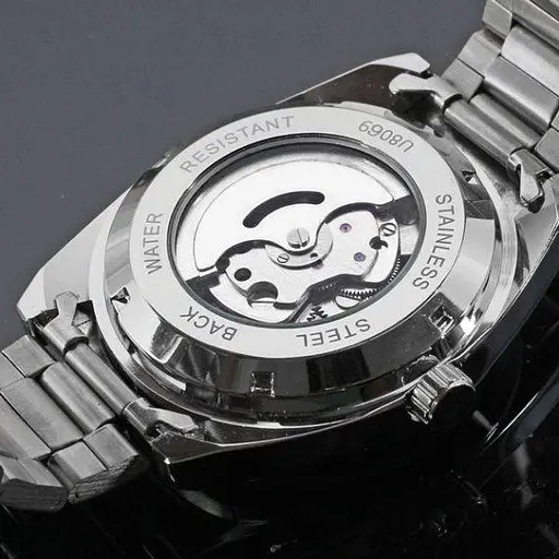 Чоловічий наручний годинник Winner Handsome (Сріблястий) - фото 5