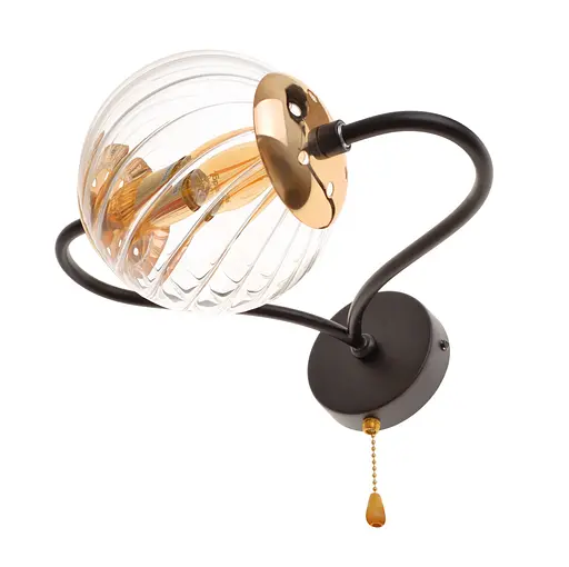 Бра Brille BL-801W/1 E14 BK+FG