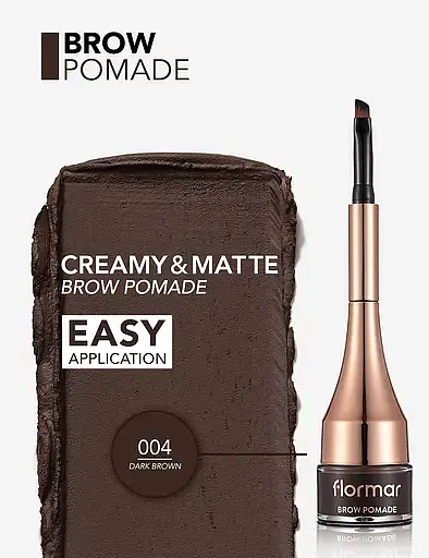 Помадка для брів Flormar Brow Pomade Dark Brown тон 004, 2 г (8000019545194) - фото 4