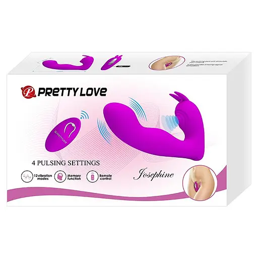 Вібратор Pretty Love Josephine G-spot 10.9 см фіолетовий - фото 7
