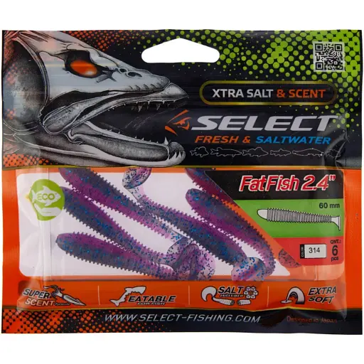 Силікон Select FatFish 2.4" #314 (6 шт/уп) - фото 2