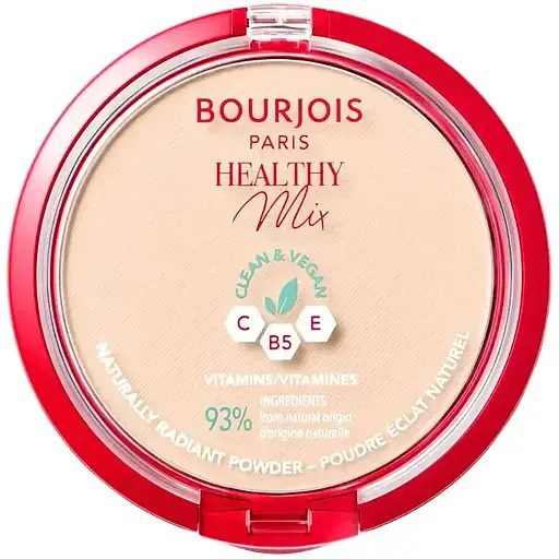 Компактна пудра для обличчя Bourjois Healthy Mix відтінок 001 (Ivory) 10 г - фото 1