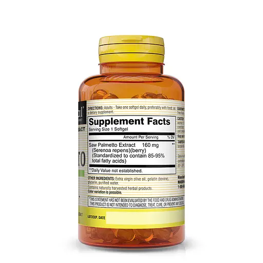 Натуральна добавка Mason Natural Saw Palmetto, 60 капсул - фото 2
