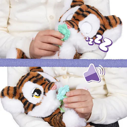Интерактивная игрушка Baby Paws W3 Тигренок с аксессуарами (927650IM) - фото 9