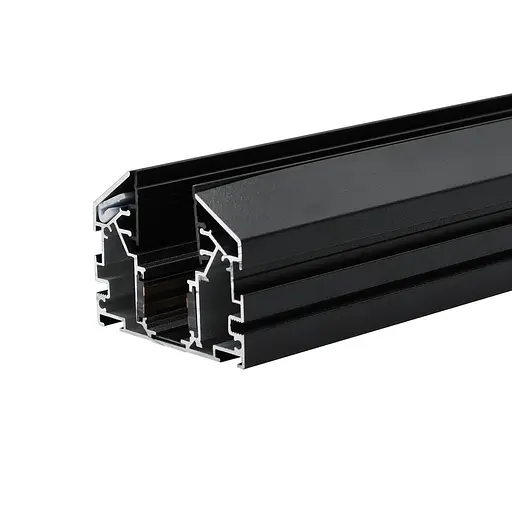 Магнитный трековый шинопровод OLEDIM OL35 48V для натяжного потолка черный (гарпун) 1м - фото 1