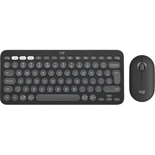 Комплект (клавиатура, мышь) беспроводной Logitech Pebble 2 Combo Graphite (920-012239)