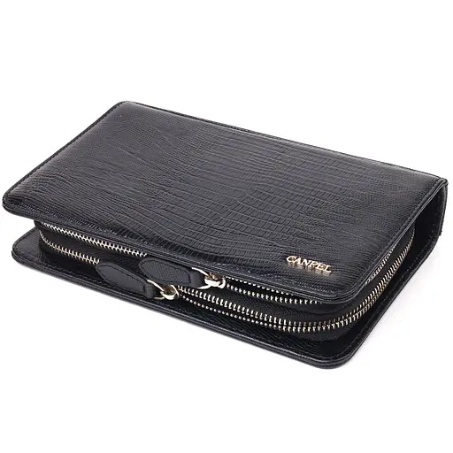 Барсетка кожаная мужская Canpellini 21,5х13,5х4 см sum0022450 - фото 3