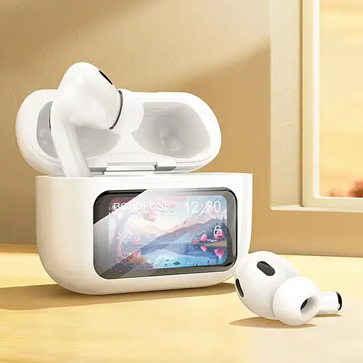 Беспроводные TWS наушники Borofone BW76 Brocade with Touch Screen and ANC - фото 7