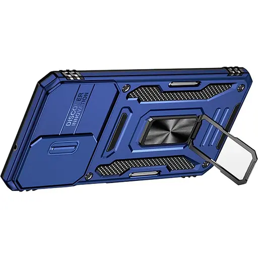 Чохол ударостійкий Epik Camshield Army Ring для Samsung Galaxy A23 4G Синій/Navy - фото 1