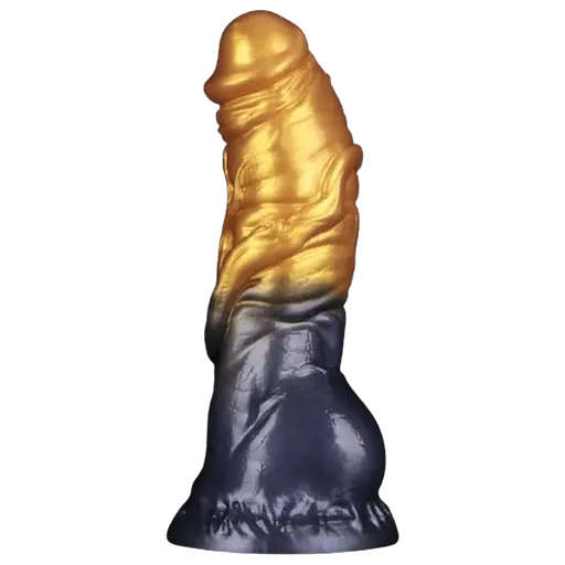 Фалоімітатор Lovetoy Dual Density 7.5’’ 19 см (золотий)