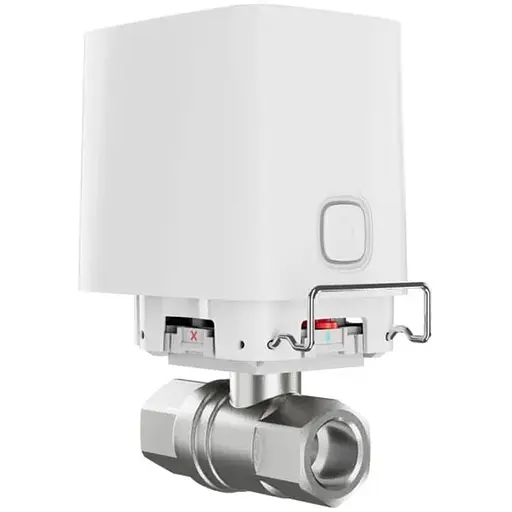 Ajax Розумний кульовий кран WaterStop 1/2" Jeweler, бездротовий, білий