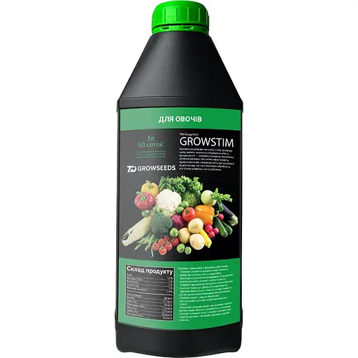 Набор: удобрение Plantin Growstim Rougevert для овощей 1 л + удобрение Plantin Growstim Rougevert для овощей 0.25 л - фото 2