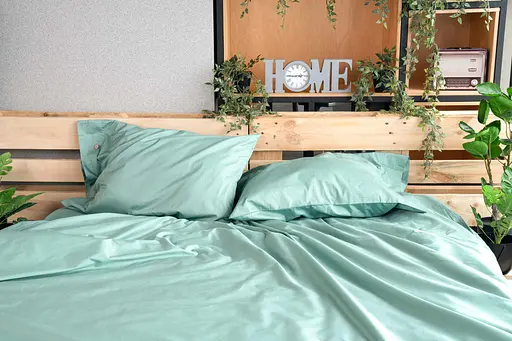 Наволочка Ardesto Mix&Match, 50х70см, 100% хлопок, сатин, шалфей (ART5070PCG) - фото 4