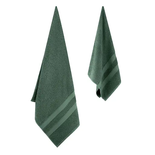 Набор полотенец махровых Ardesto Splendid 50х90 см 70х140 см 2 шт. 100% хлопок зеленый (ART2359GE)  - фото 5