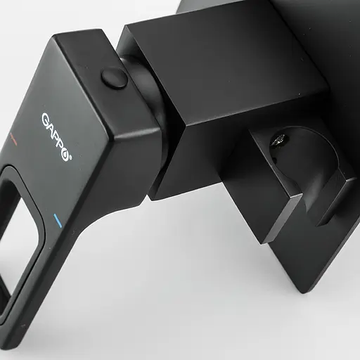 Вбудований гігієнічний душ чорний Gappo 1/8, Чорний матовий G7217-6 - фото 4