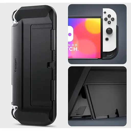 Чохол Spigen Thin Fit для Nintendo Switch OLED Black (ACS04239) [113505] - фото 14