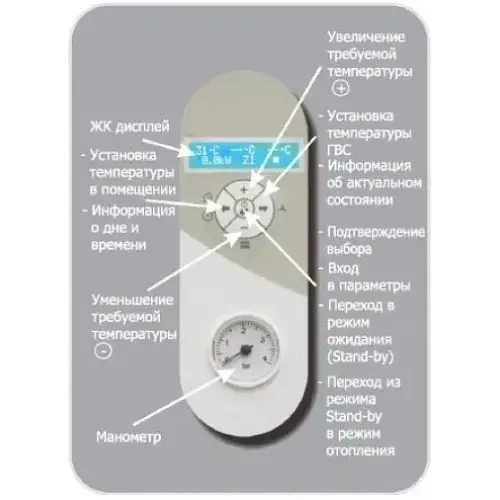 Электрический котел Mora Top EK 15K Comfort GRAY 15 - фото 6