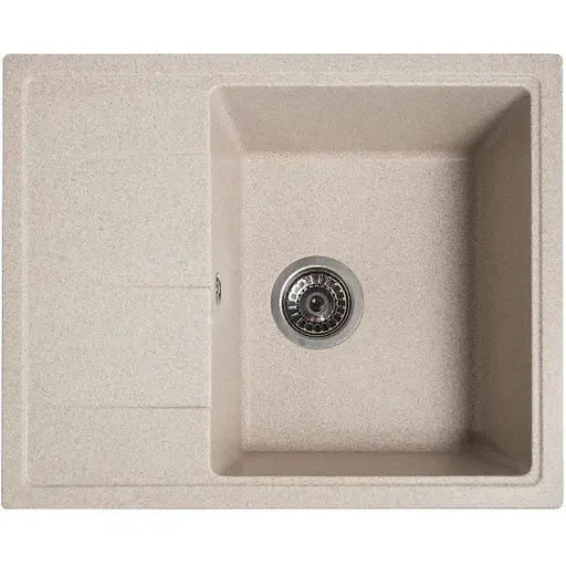Гранітна кухонна мийка Romzha Cerand Bezhvy (401) з крилом - фото 1