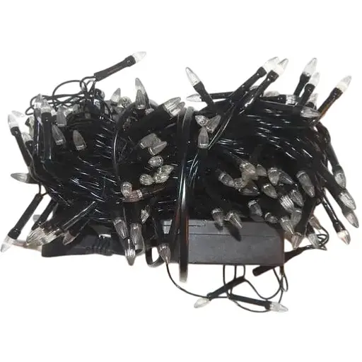 Світлодіодна гірлянда на 120 LED гірлянда 8 режимів від мережі для приміщення та вулиці під накриттям 3 м на 0.6м Різнокольорова - фото 1