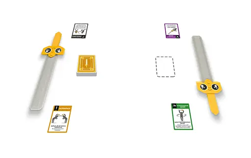 Устроим бутафорными мечами Поединок на карты Rozum - Настольная игра (R087UA) - фото 3